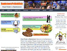 Tablet Screenshot of bankstownpolishclub.com.au
